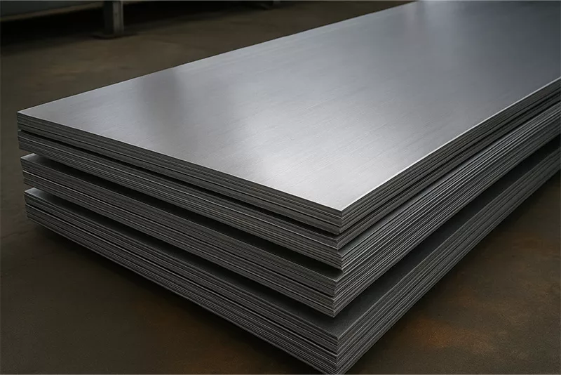 310S不锈钢板实拍图，展示材料表面和常规库存形态