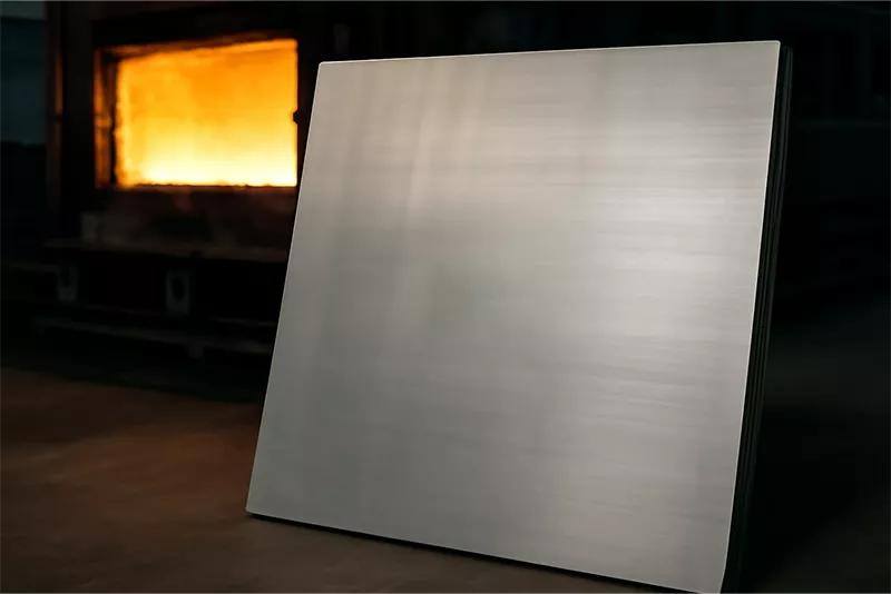 高温炉旁的310S不锈钢板材