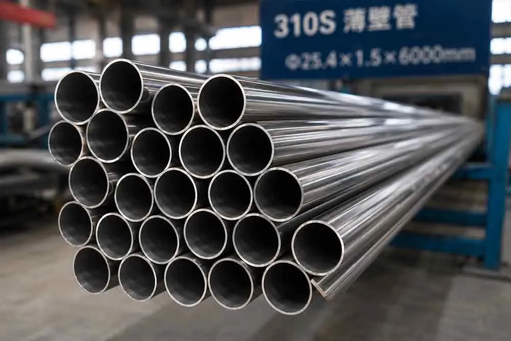 310S耐热不锈钢薄壁管端面与壁厚细节展示